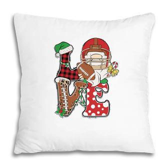 Christmas Football Love V2 Pillow - Thegiftio UK