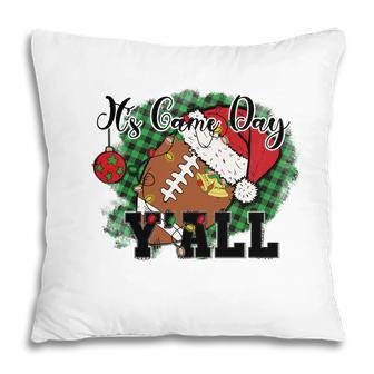 Christmas Football My Game Day Yall Pillow - Thegiftio UK