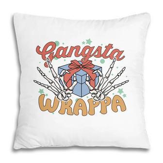 Christmas Gangsta Wrapper V2 Pillow - Thegiftio UK