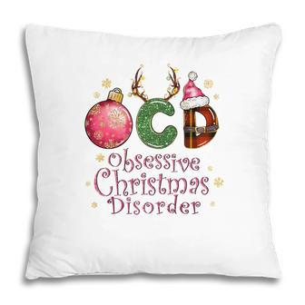 Christmas Ocd Obsessive Holiday Gift Pillow | Seseable CA