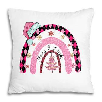 Christmas Rainbow Holiday Gift Pillow | Seseable CA