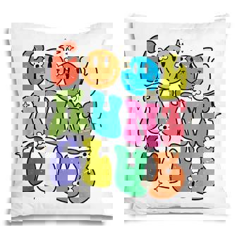 Cool Aunt Club Funny Smile Colorful Cool Aunt Club Aunties V2 Pillow - Thegiftio