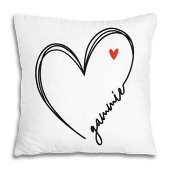 Cute Gammie With Heart Girl Women Mom Mother Pillow - Thegiftio UK