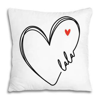 Cute Lala With Heart Girl Women Mom Mother Pillow - Thegiftio UK