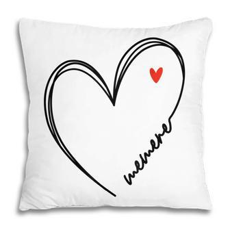 Cute Memere With Heart Girl Women Mom Mother Pillow - Thegiftio UK