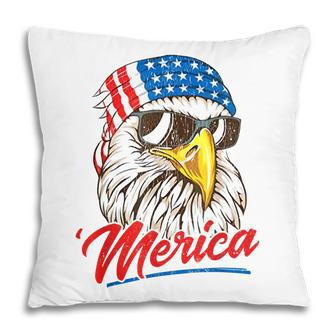 Eagle Mullet 4Th Of July Usa American Flag Merica Men Women Pillow - Thegiftio UK
