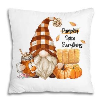 Fall Gnome Pumpkin Spice Everything Gnome Coffee Pillow - Thegiftio UK