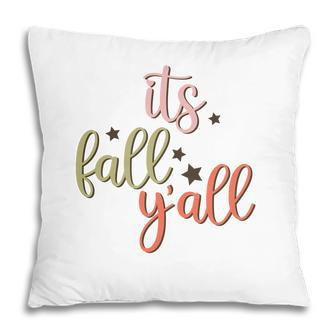 Fall Retro It Is Fall Yall Thanksgiving Quotes Autumn Season Pillow | Seseable CA