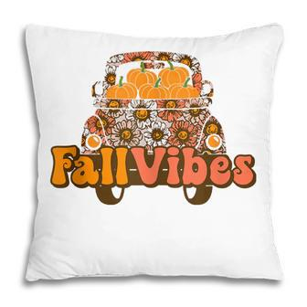 Fall Vibes Truck Thankful Truck Driver For Father Day Pillow - Thegiftio UK