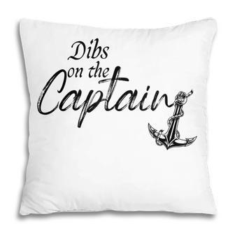 Funny Wife Dibs On The Captain Pillow - Thegiftio UK