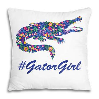 Gator Girl Alligator Kids Women Crocodile Pillow - Thegiftio UK