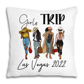 Girls Trip Las Vegas 2022 Black Women Queen African American Pillow - Thegiftio UK