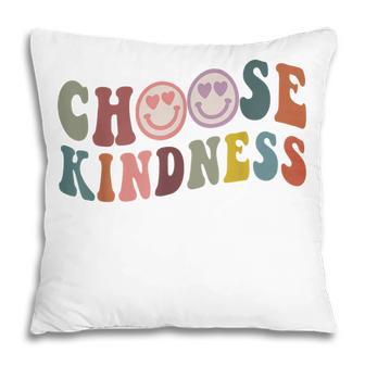 Happy Face Choose Kindness Men Women Positivity Gifts Pillow - Thegiftio UK
