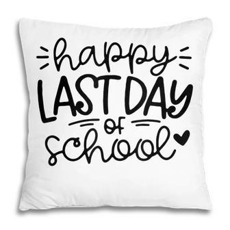 Happy Last Day Of School Kids Teacher Student Graduation V2 Pillow - Thegiftio UK