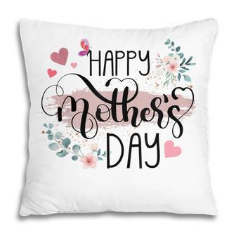 Happy Mothers Day 2022 Cute Floral For Women Mom Grandma Pillow - Thegiftio UK