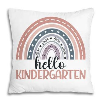 Hello Kindergarten Rainbow Back To School Kindergarten Squad Pillow - Thegiftio UK