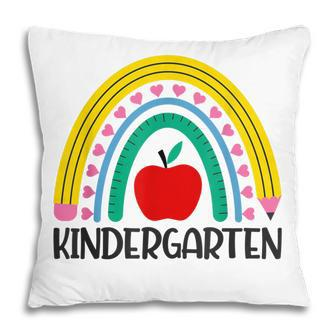 Hello Kindergarten Rainbow Teacher Student Back To School Pillow - Thegiftio UK