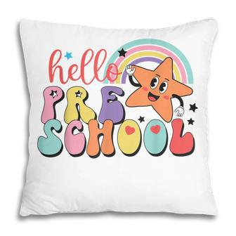 Hello Preschool Teachers Back To School Boys Girls White Pillow - Thegiftio UK