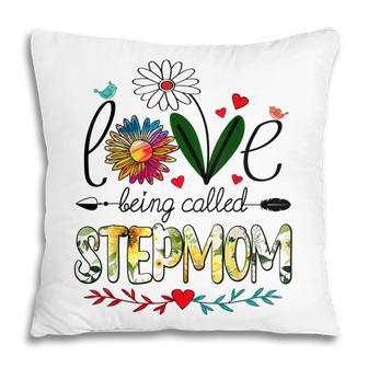 I Love Being Called Stepmom Sunflower Mothers Day Pillow - Thegiftio UK