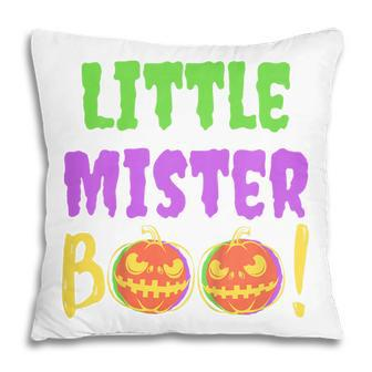 Kids Little Mister Boo Funny Halloween Son Ghost Toddler Kid Boys Pillow - Thegiftio UK