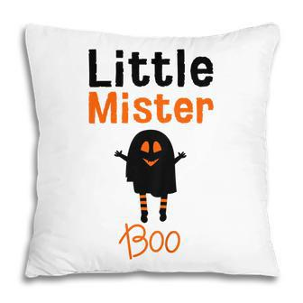 Kids Little Mister Boo Funny Halloween Son Ghost Toddler Kid Boys V2 Pillow - Thegiftio UK