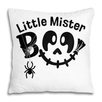 Kids Little Mister Boo Funny Halloween Son Ghost Toddler Kid Boys V3 Pillow - Thegiftio UK
