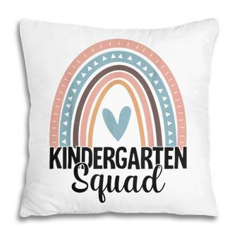 Kindergarten Squad Back To School Rainbow Teacher Boys Girls Pillow - Thegiftio UK