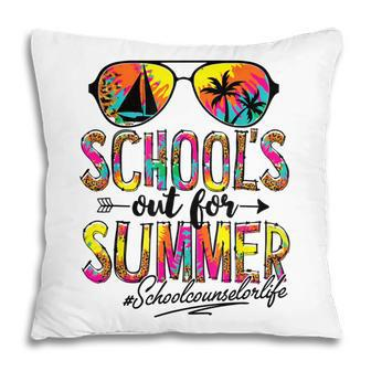 Last Day Of School Schools Out For Summer School Counselor Pillow - Thegiftio UK