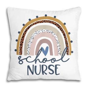Leopard Rainbow Nursing 1St Day Of School School Nurse Pillow - Thegiftio UK