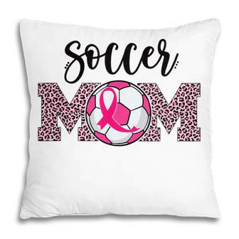 Leopard Soccer Mom Cute Mom Life Soccer Game Day Cheer Mom Pillow - Thegiftio UK