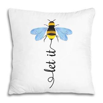 Let It Bee Art Bee Whisperer Pillow - Thegiftio UK