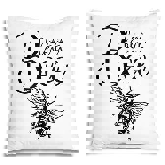 Let It Bee Black&White Bee Beekeeper Pillow - Thegiftio