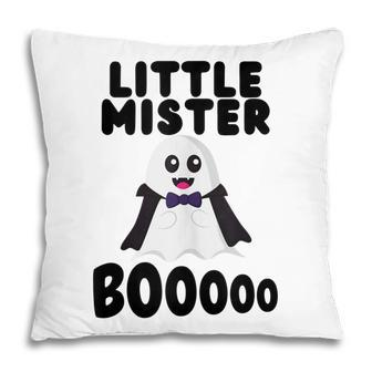 Little Mister Boo Funny Halloween Son Ghost Toddler Kid Boys V2 Pillow - Thegiftio UK
