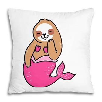 Mermaid Sloth  Cute Sloth Pillow