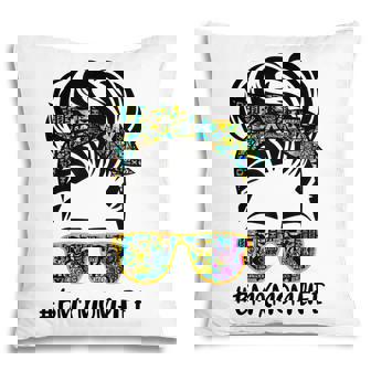 Messy Hair Bandana Sunglasses Bmx Mom Life Mothers Day Pillow - Thegiftio