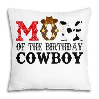Mom 1St First Birthday Cowboy Western Rodeo Party Matching Pillow - Thegiftio UK
