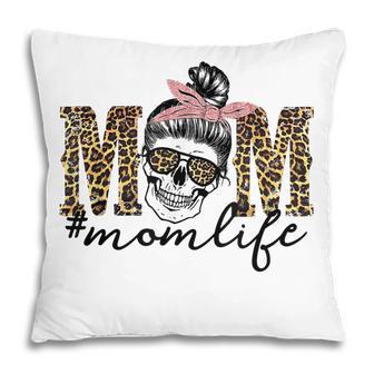 Mom Life Skull Leopard Bandana Sunglasses Pillow - Thegiftio UK