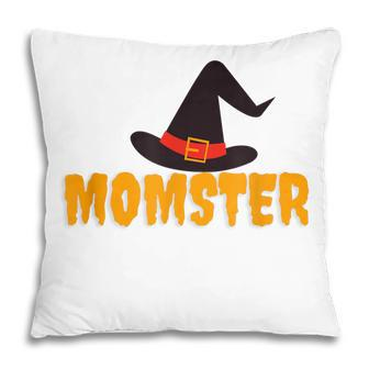 Momster Halloween Costume Skull Mom Spooky Ghost Witch Pillow - Thegiftio UK