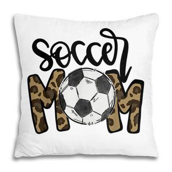 Mothers Day 2022 Soccer Mom Leopard Funny Soccer Mom Pillow - Thegiftio UK