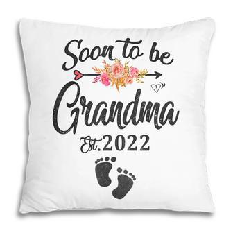 Mothers Day First Time Grandma Top Soon To Be Grandma 2022 Pillow - Thegiftio UK