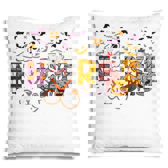 Nurse Cute Health Worker Halloween Nursing Funny Halloween Pillow - Thegiftio