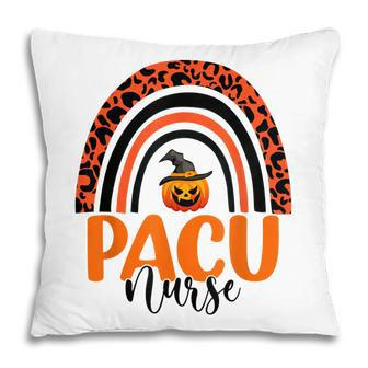 Pacu Nurse Leopard Rainbow Halloween Pumpkin Nursing Pillow - Thegiftio UK