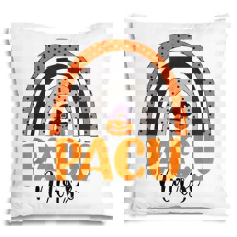Pacu Nurse Nursing Scary Halloween Pumpkin Rainbow Pillow - Thegiftio