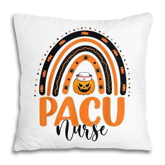Pacu Nurse Rainbow Pacu Nursing Pumpkin Halloween Costume Pillow - Thegiftio UK