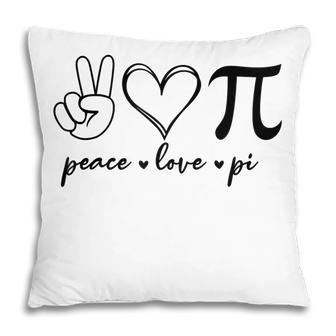 Peace Love Pi Math Love Pi Day Mathematics Math Teachers Pillow - Thegiftio UK