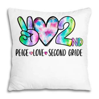 Peace Love Second Grade 2Nd First Day Of School Team Teacher Pillow - Thegiftio UK