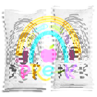 Pre-K Rainbow Team Pre-K Squad First Day Of Back To School Pillow - Thegiftio