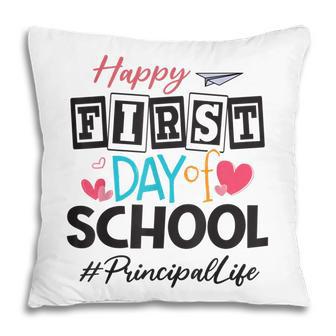 Principal Happy First Day Of School Women Back To School Pillow - Thegiftio UK
