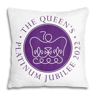 Queens Platinum Jubilee 70 Years Pillow - Thegiftio UK