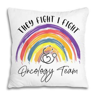 Rainbow Oncology Team Oncologist Oncology Nurse Pillow - Thegiftio UK